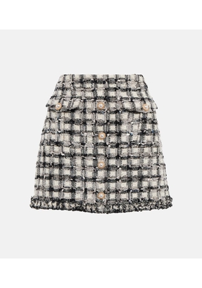 LoveShackFancy Nate tweed miniskirt