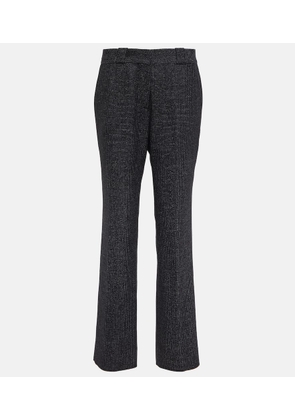 Blaze Milano Percheron high-rise wool-blend pants