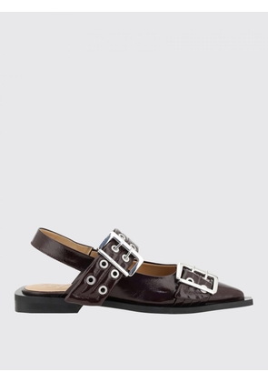 Ballet Flat GANNI Woman color Burgundy