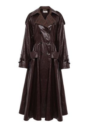 Chloé Coated Linen Riding Coat - Moda Operandi