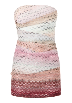Missoni Staggered Lurex Raschel Mini Dress - Moda Operandi