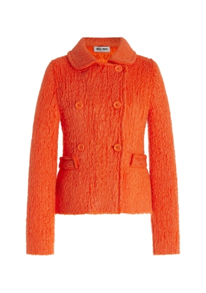 Miu Miu Tailored Mohair-Wool Jacket - Moda Operandi