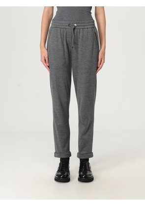 Pants BRUNELLO CUCINELLI Woman color Grey