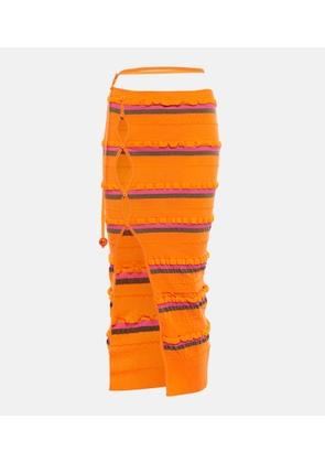 Jacquemus La Jupe Maille Concha midi skirt