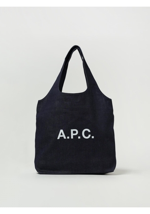 Tote Bag A. P.C. Woman color Blue