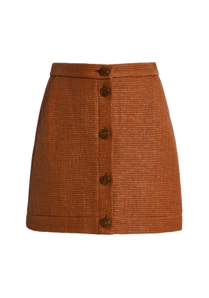 Blazé Milano Appaloosa Cotton-Blend Mini Skirt - Moda Operandi