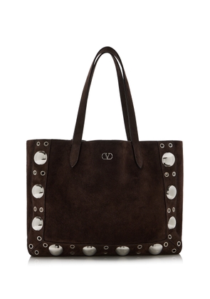 Valentino Garavani Studded Suede Tote Bag - Moda Operandi