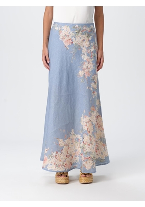 Skirt ZIMMERMANN Woman color Gnawed Blue