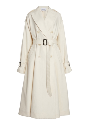 Givenchy Flared Cotton-Twill Trench Coat - Moda Operandi