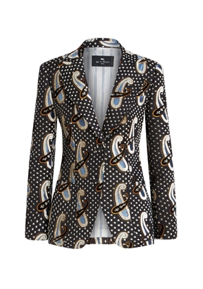 Etro Single-Breasted Blazer - Moda Operandi