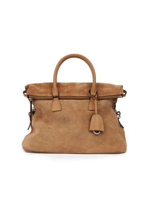 Maison Margiela 5AC Medium Suede Bag - Moda Operandi