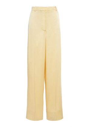 Stella McCartney Relaxed Satin Wide-Leg Trousers - Moda Operandi