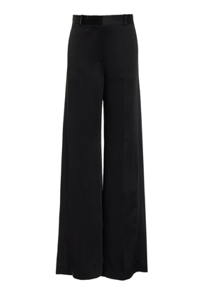 Toteme Cuff-Slit Satin Wide-Leg Trousers - Moda Operandi