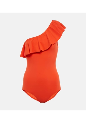 Isabel Marant Sicilya one-shoulder swimsuit
