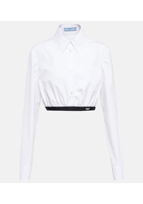 Prada Cropped cotton shirt