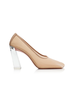 Amina Muaddi Charlotte Mesh Pumps - Moda Operandi