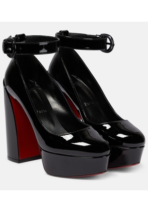Christian Louboutin Movida Strap patent leather platform pumps
