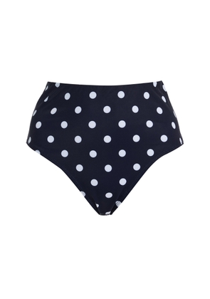 Sea Paulina High-Rise Polka-Dot Bikini Bottom - Moda Operandi