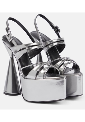 D'Accori Belle platform leather sandals