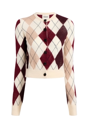 Khaite Charli Argyle-Knit Cashmere-Blend Cardigan - Moda Operandi