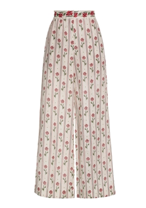Agua by Agua Bendita Tota Patterned Wide-Leg Pants - Moda Operandi