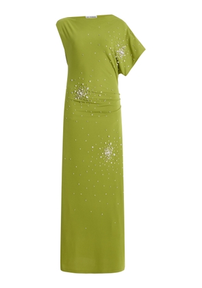 DES_PHEMMES Exclusive Riviera Asymmetric Embellished Midi Dress - Moda Operandi