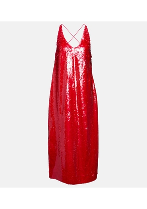 Ganni Sequined midi dress