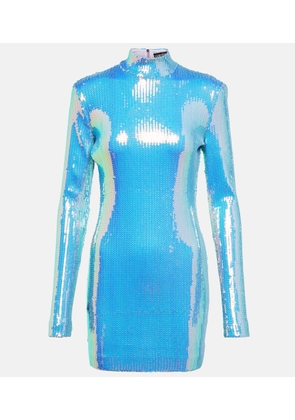 David Koma Sequined minidress