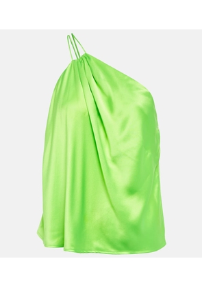 The Sei One-shoulder silk satin top