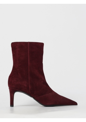 Boots FURLA Woman color Sangria