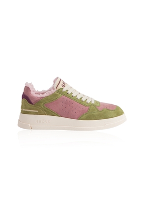 GHŌUD VENICE Tweener Suede; Nylon & Fur Sneakers - Moda Operandi