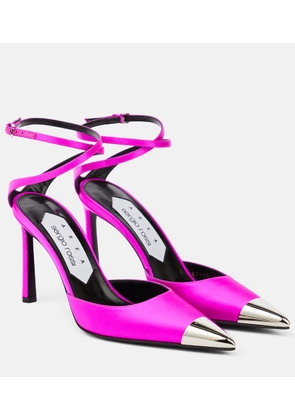 Area Amazona slingback leather pumps