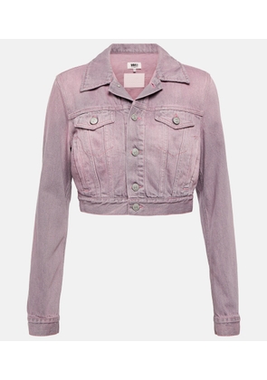 MM6 Maison Margiela Cropped denim jacket