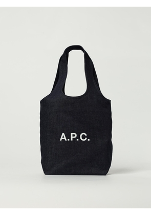 Tote Bag A. P.C. Woman color Indigo