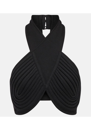 Gabriela Hearst Eris halterneck wool bralette