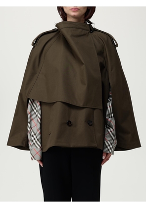Coat BURBERRY Woman color Military