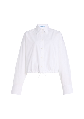 Prada Oversized Cotton-Poplin Shirt - Moda Operandi