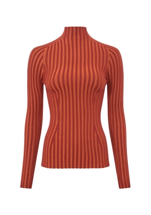 Gabriela Hearst Karlene Ribbed Virgin-Wool Top - Moda Operandi