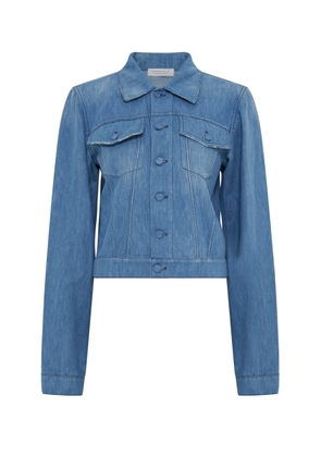 Gabriela Hearst Roland Cotton-Linen Denim Jacket - Moda Operandi