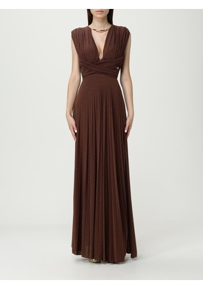 Dress ELISABETTA FRANCHI Woman color Brown