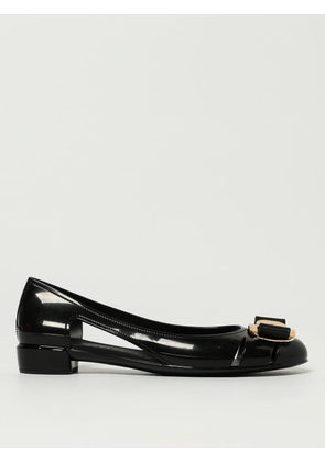 Ballet Flat FERRAGAMO Woman color Black