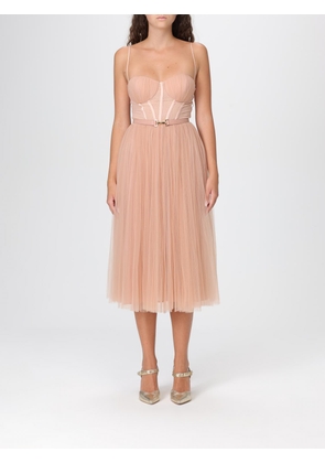 Dress ELISABETTA FRANCHI Woman color Nude