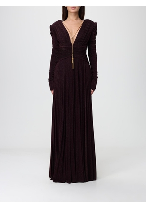 Dress ELISABETTA FRANCHI Woman color Wine