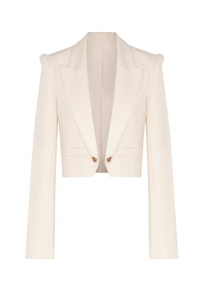 Zimmermann Hypnotic Wool Cropped Blazer - Moda Operandi