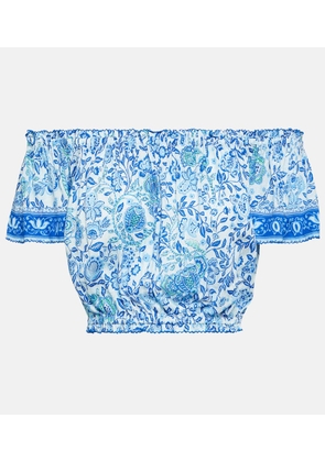 Poupette St Barth Camila printed top