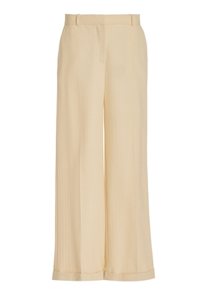 Toteme Tailored Herringbone-Weave Suit Trousers - Moda Operandi