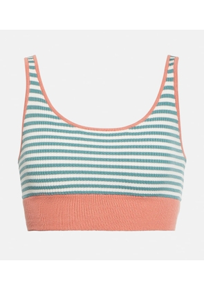 The Upside Sayulita Billy cotton-blend crop top