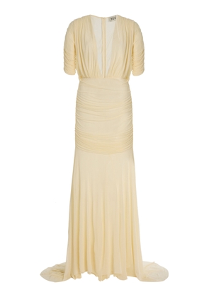 Tove Devi Gathered Jersey Gown - Moda Operandi