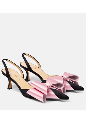 Mach & Mach Le Cadeau 65 satin slingback pumps
