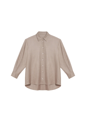 ORIANE 1986 The Unisex Wool-Blend Button-Down Shirt - Moda Operandi